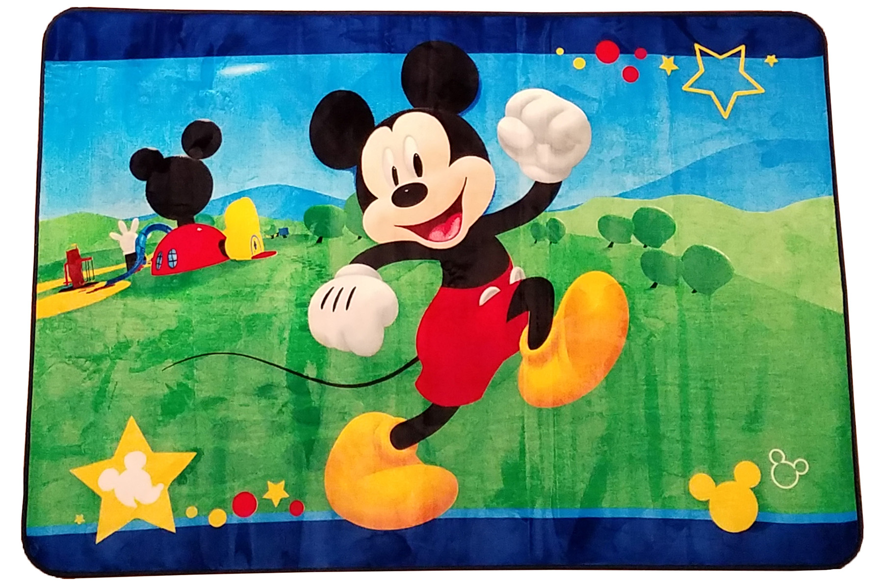 OFFICIAL DISNEY MICKEY MOUSE MAT FLOOR NON-SLIP BOYS BLUE OFFICIAL DISNEY MICKEY MOUSE MAT FLOOR NON-SLIP BOYS BLUE
